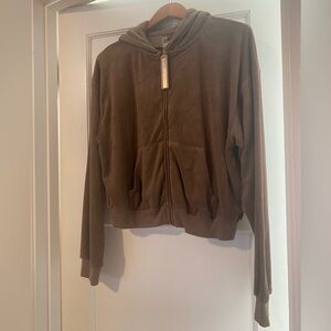 SKIMs Terry Cloth Hoodie in Oxide Size Large NWT!